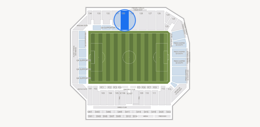 Sporting Park Seating Chart
