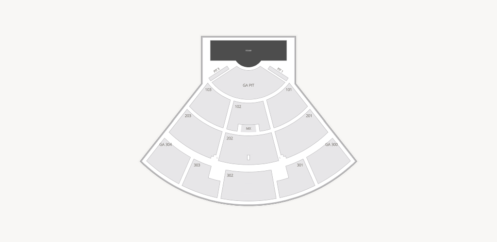 St. Augustine Amphitheatre Seating Chart