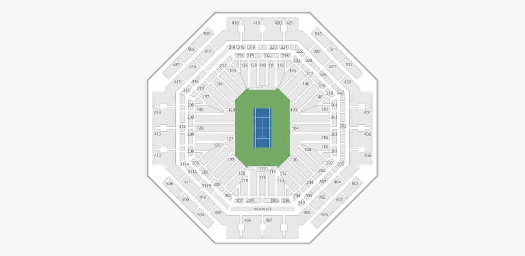 Stadium 1 at Indian Wells Tennis Garden Seating Chart