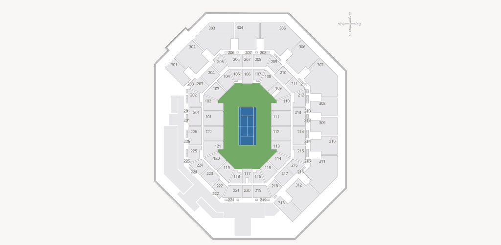 Stadium 2 at Indian Wells Tennis Garden Seating Chart