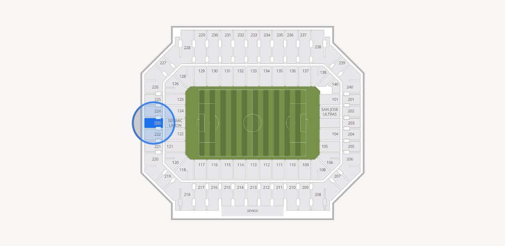 Stanford Stadium Seating Chart
