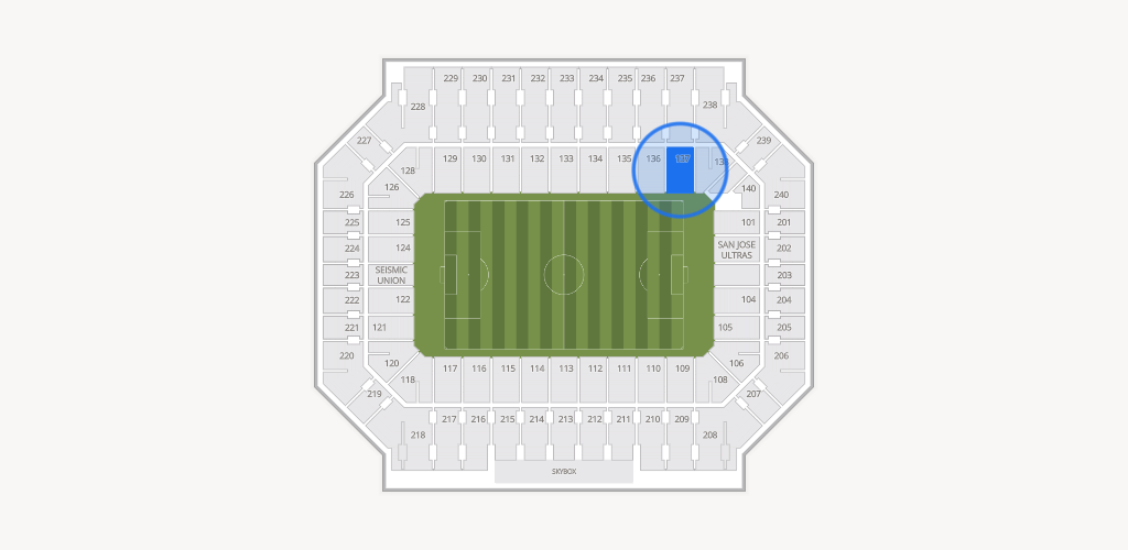 Stanford Stadium Seating Chart