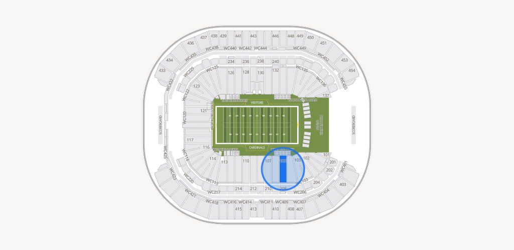 State Farm Stadium Seating Chart