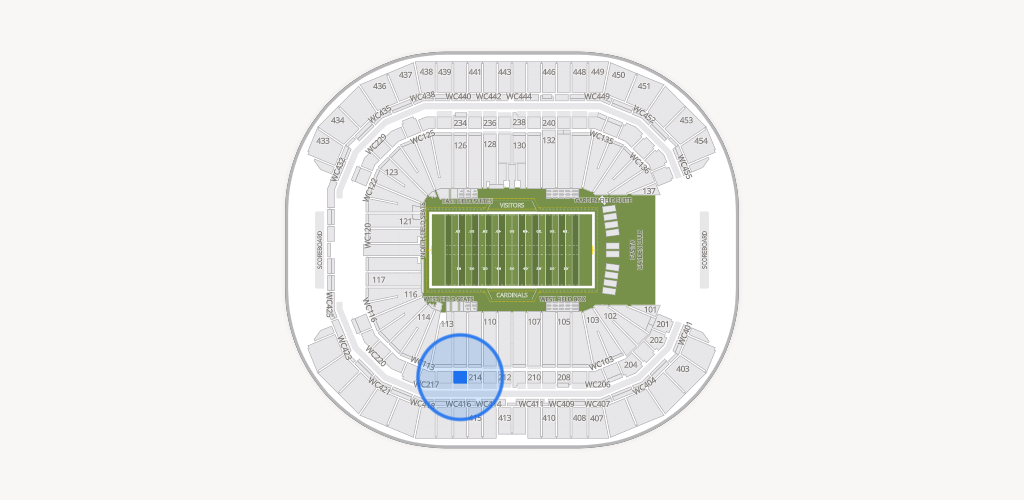 State Farm Stadium Seating Chart