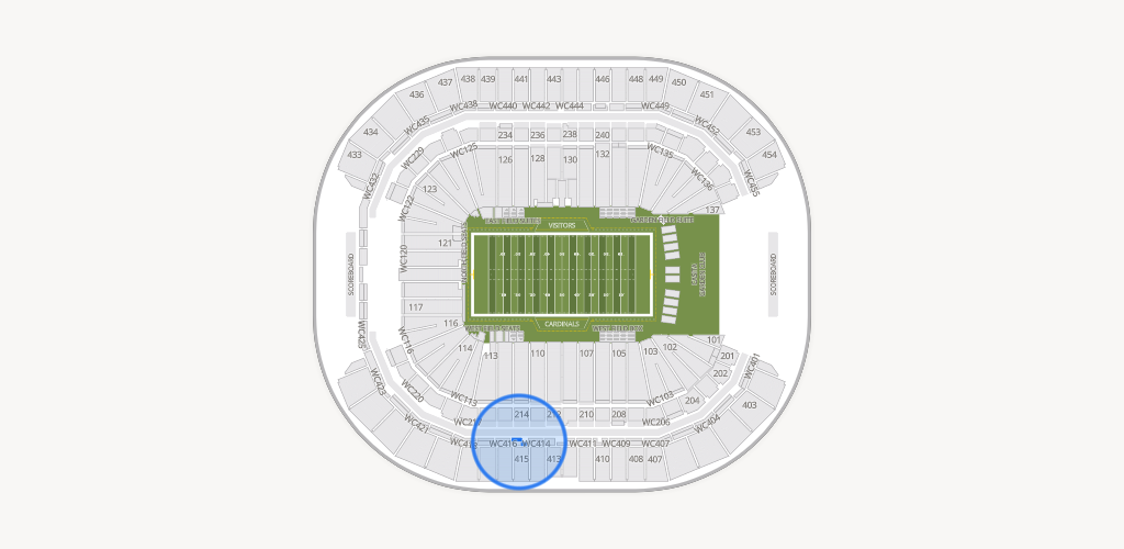 State Farm Stadium Seating Chart