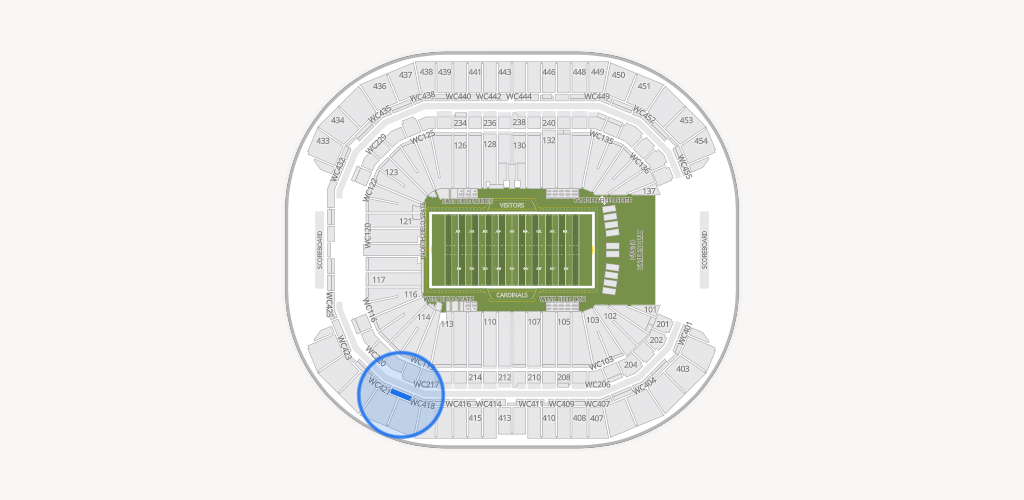 State Farm Stadium Seating Chart