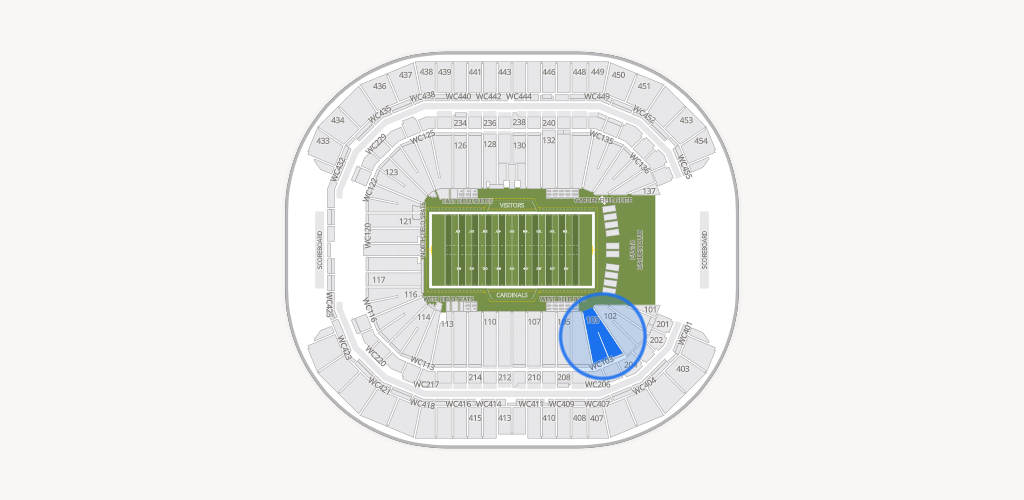 State Farm Stadium Seating Chart
