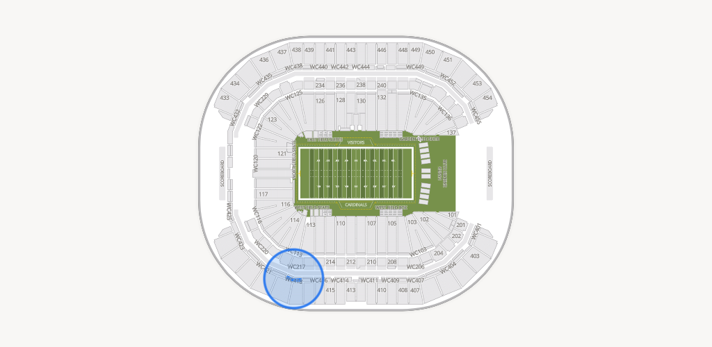 State Farm Stadium Seating Chart