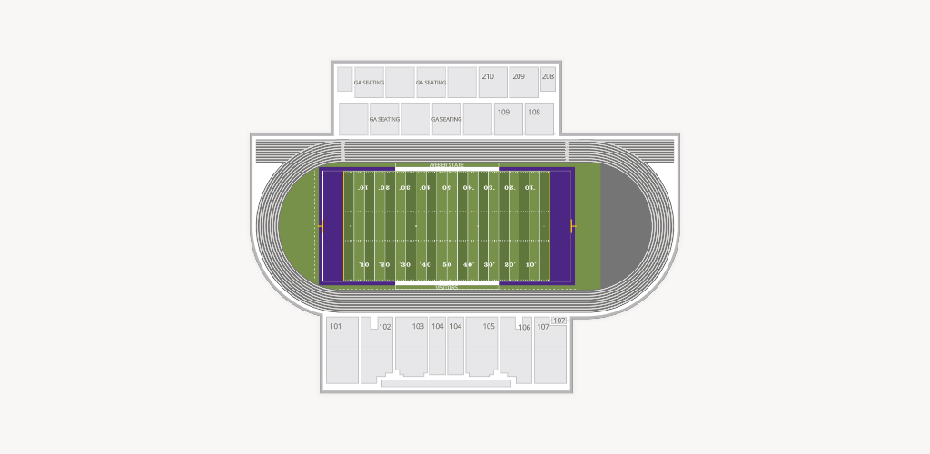 Stewart Stadium Seating Chart