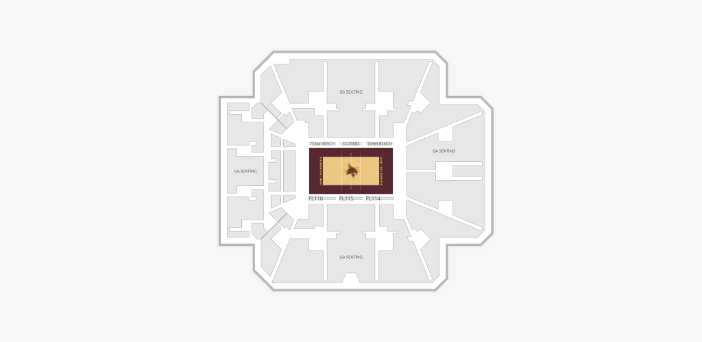 Strahan Arena at the University Events Center Seating Chart