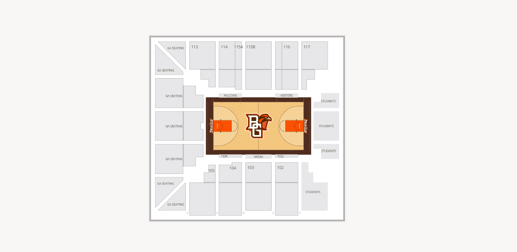 Stroh Center Seating Chart