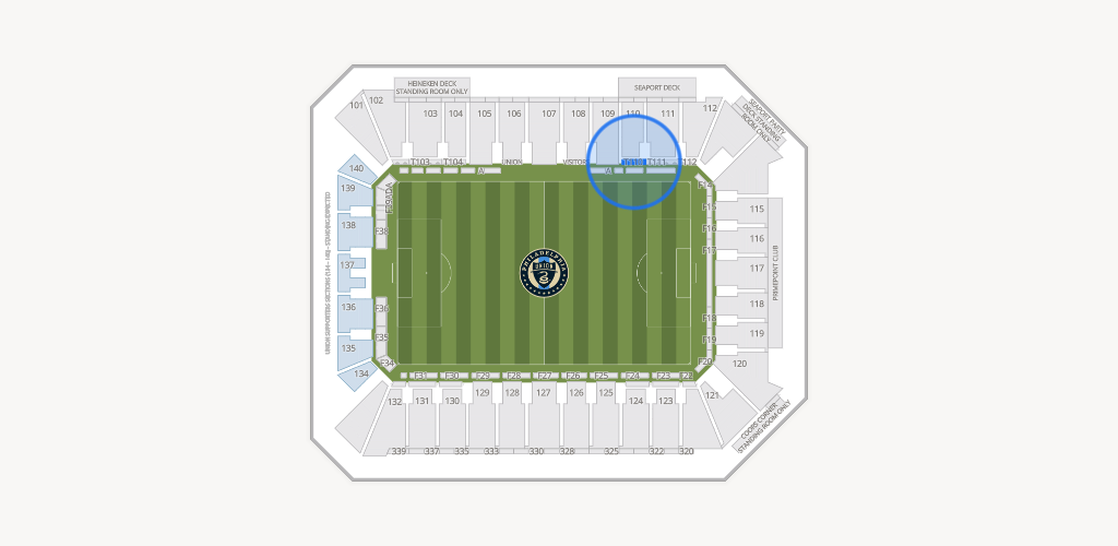 Subaru Park Seating Chart