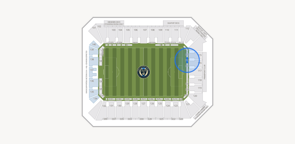 Subaru Park Seating Chart