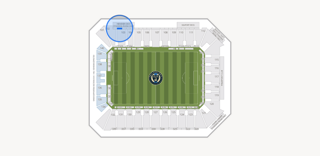 Subaru Park Seating Chart