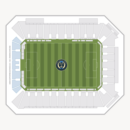 Subaru Park seating chart