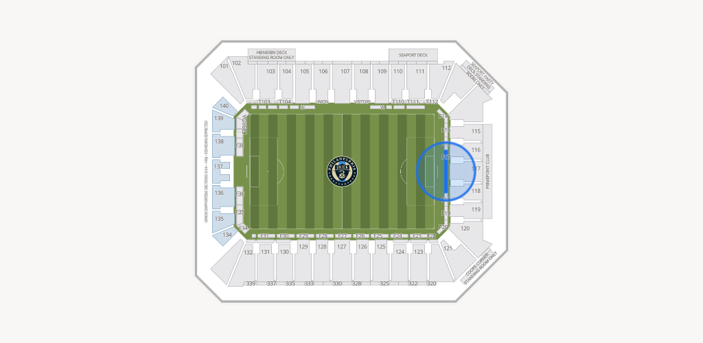 Subaru Park Seating Chart