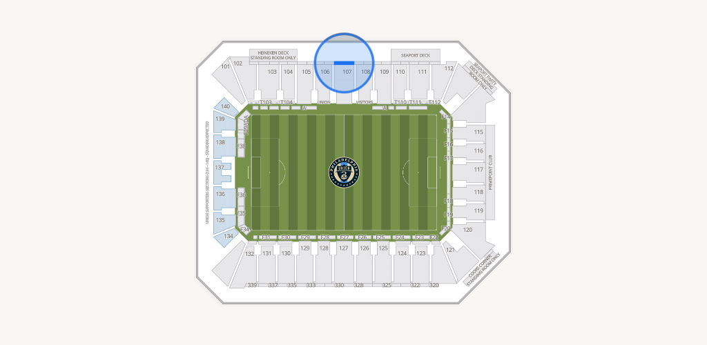 Subaru Park Seating Chart