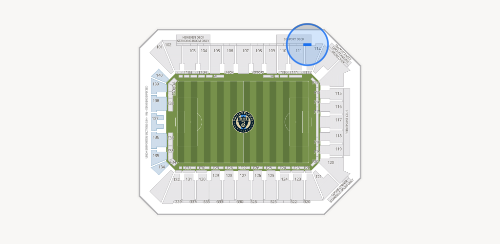 Subaru Park Seating Chart