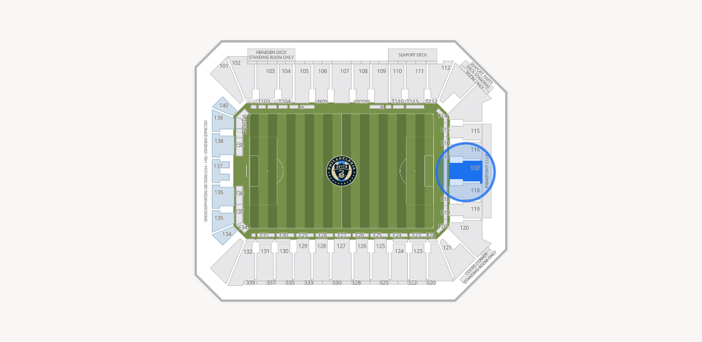 Subaru Park Seating Chart