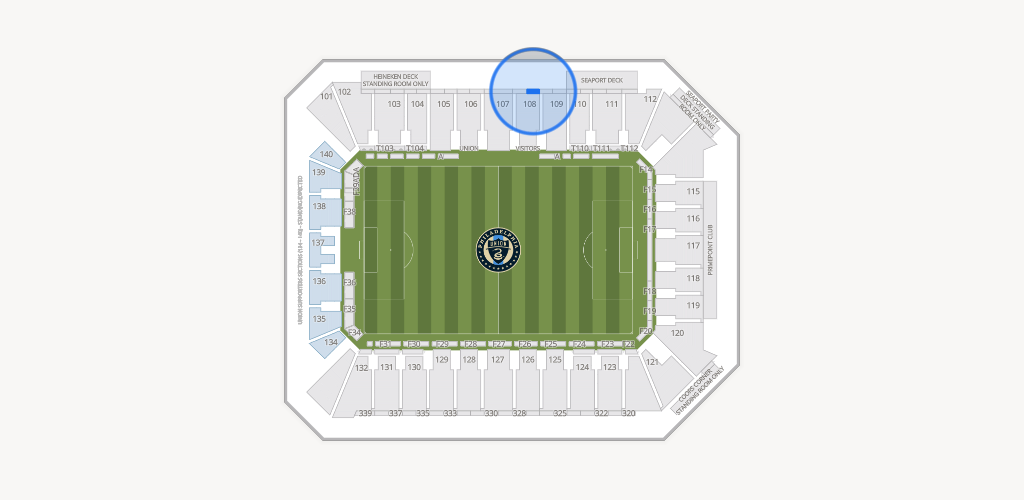 Subaru Park Seating Chart
