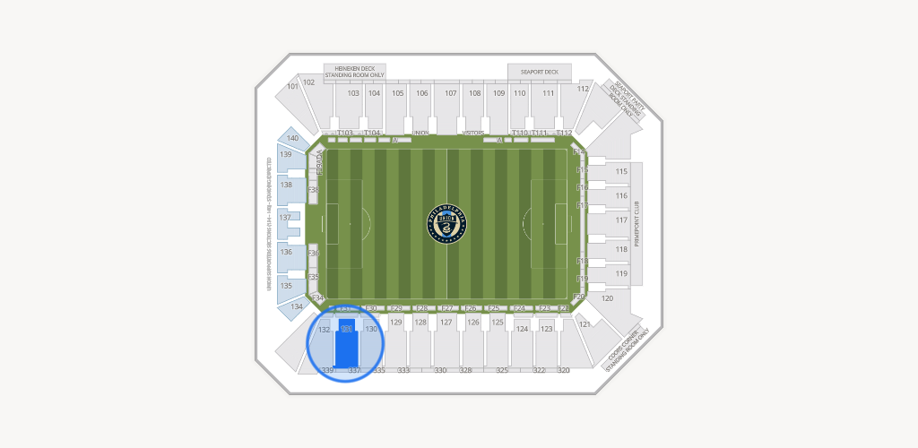 Subaru Park Seating Chart