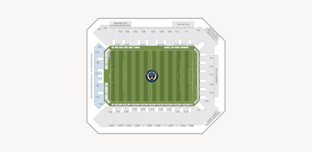 Subaru Park Seating Chart