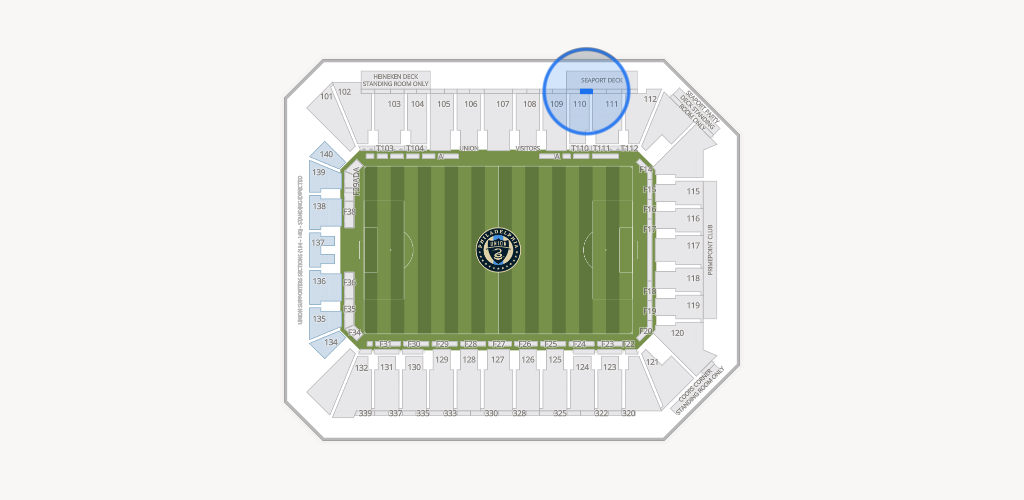 Subaru Park Seating Chart