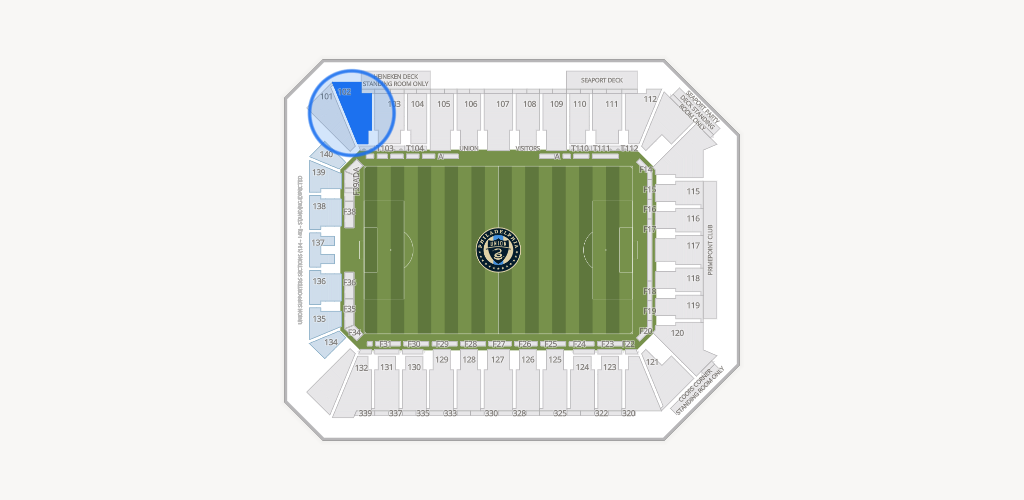 Subaru Park Seating Chart