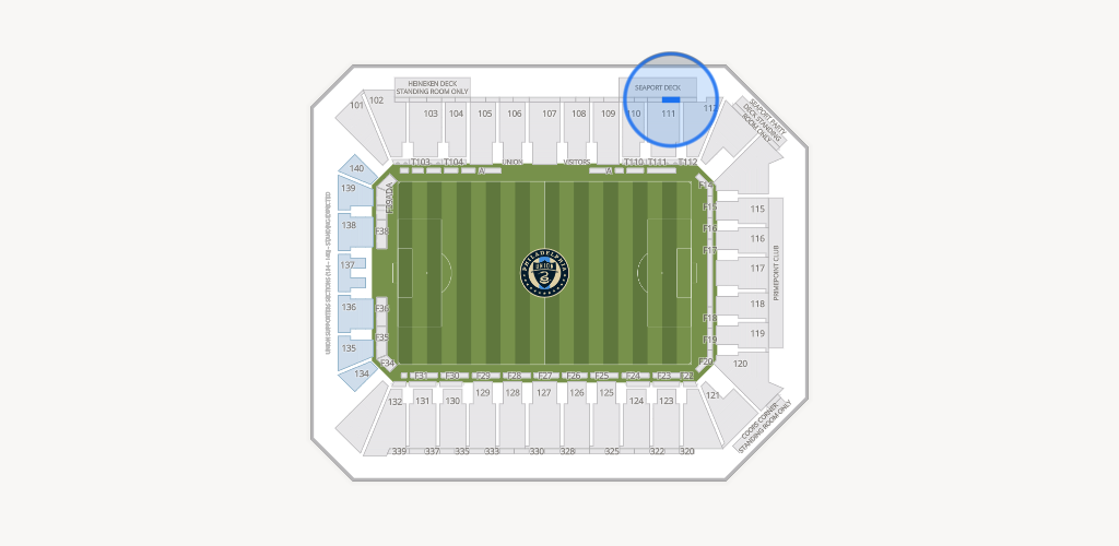 Subaru Park Seating Chart