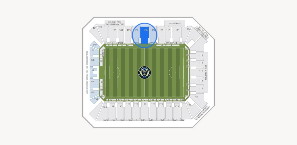 Subaru Park Seating Chart