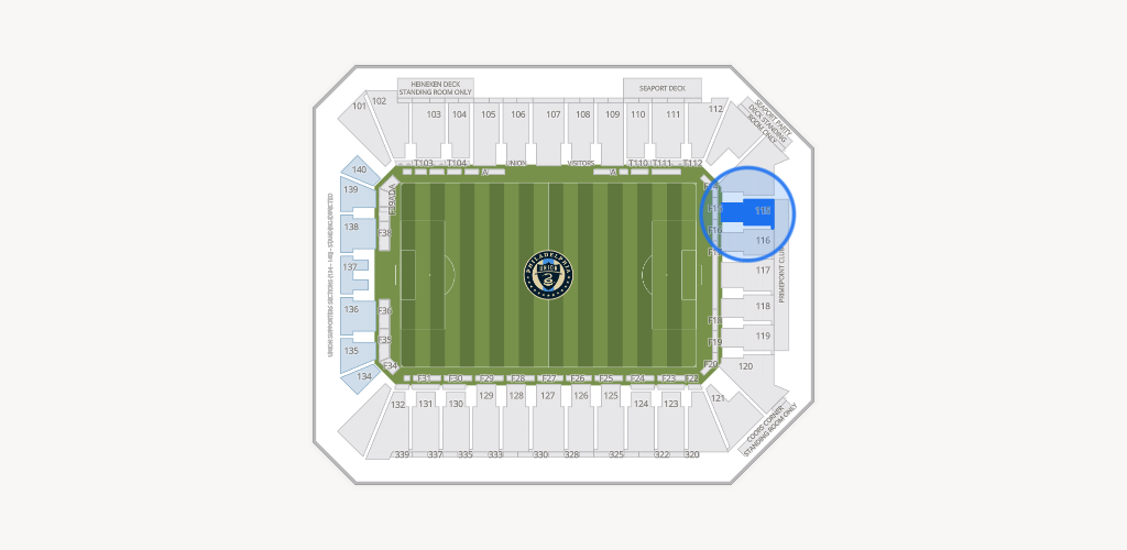Subaru Park Seating Chart