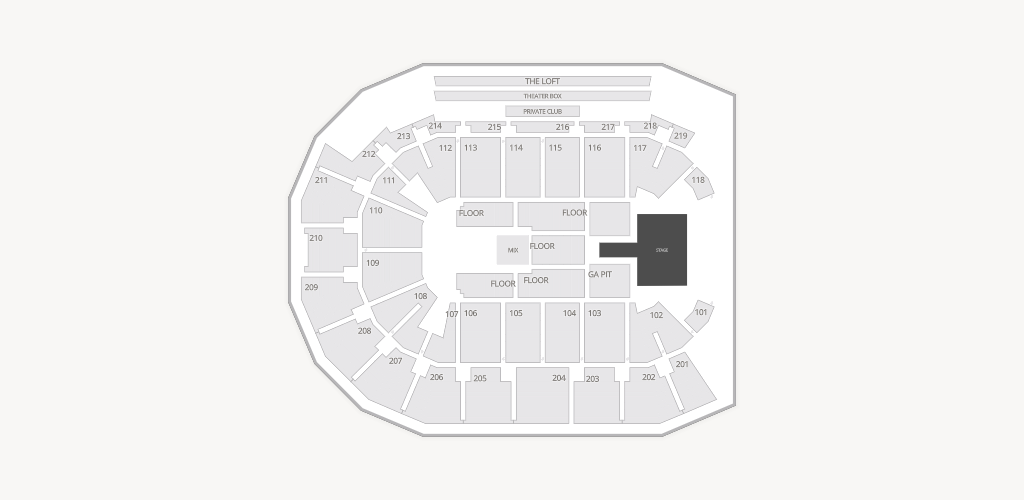 Summit Arena at The Monument Seating Chart