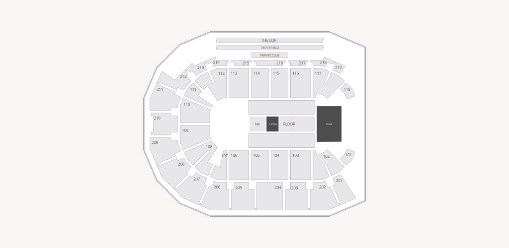 Summit Arena at The Monument Seating Chart