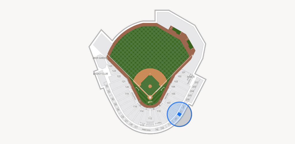 Sutter Health Park Seating Chart
