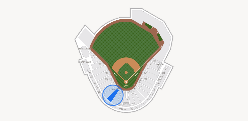 Sutter Health Park Seating Chart