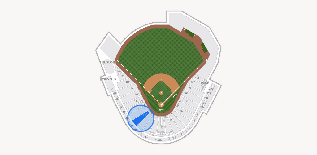 Sutter Health Park Seating Chart