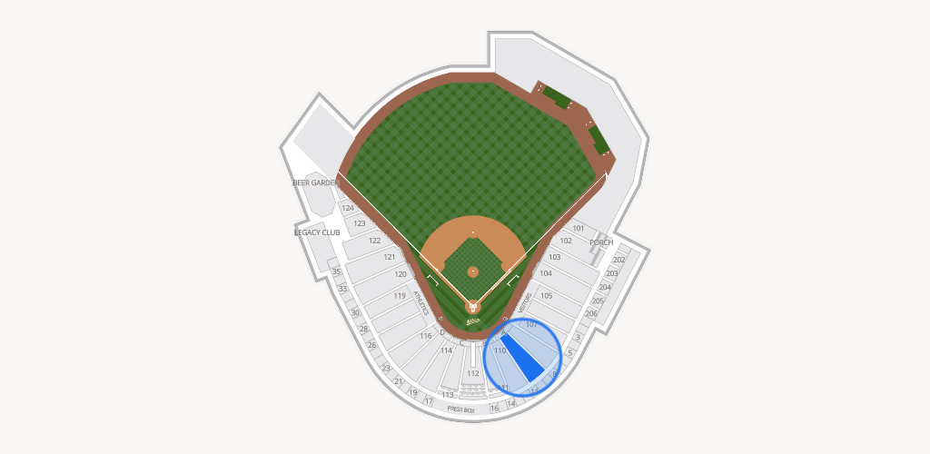 Sutter Health Park Seating Chart