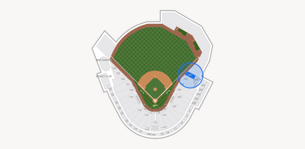 Sutter Health Park Seating Chart