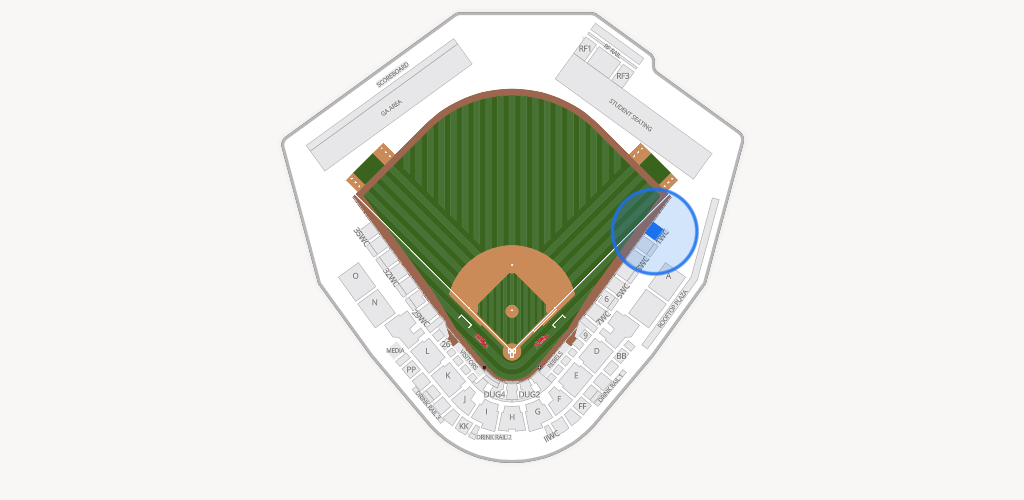 Swayze Field Seating Chart
