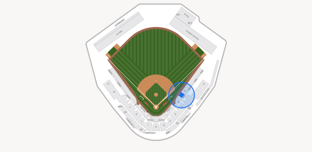 Swayze Field Seating Chart