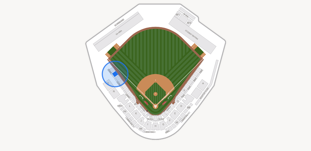 Swayze Field Seating Chart