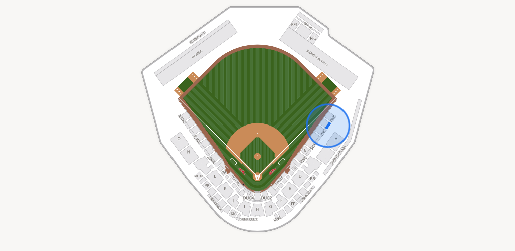Swayze Field Seating Chart
