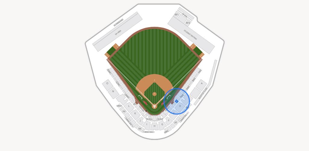 Swayze Field Seating Chart