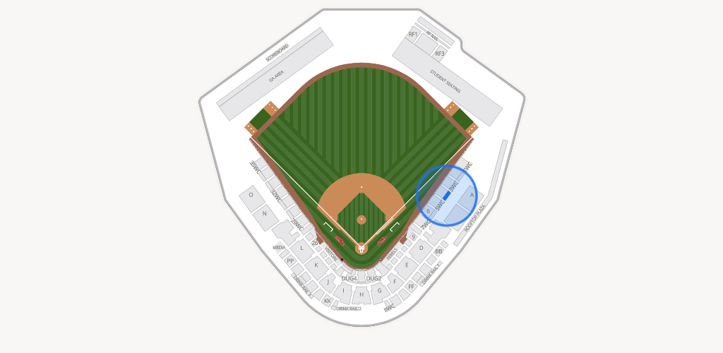 Swayze Field Seating Chart
