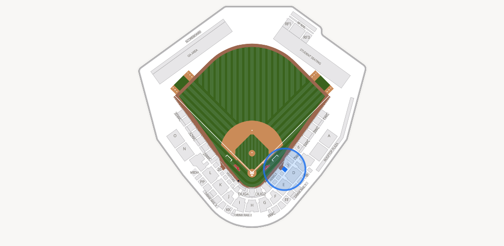 Swayze Field Seating Chart