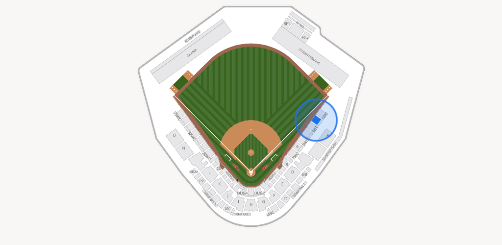 Swayze Field Seating Chart