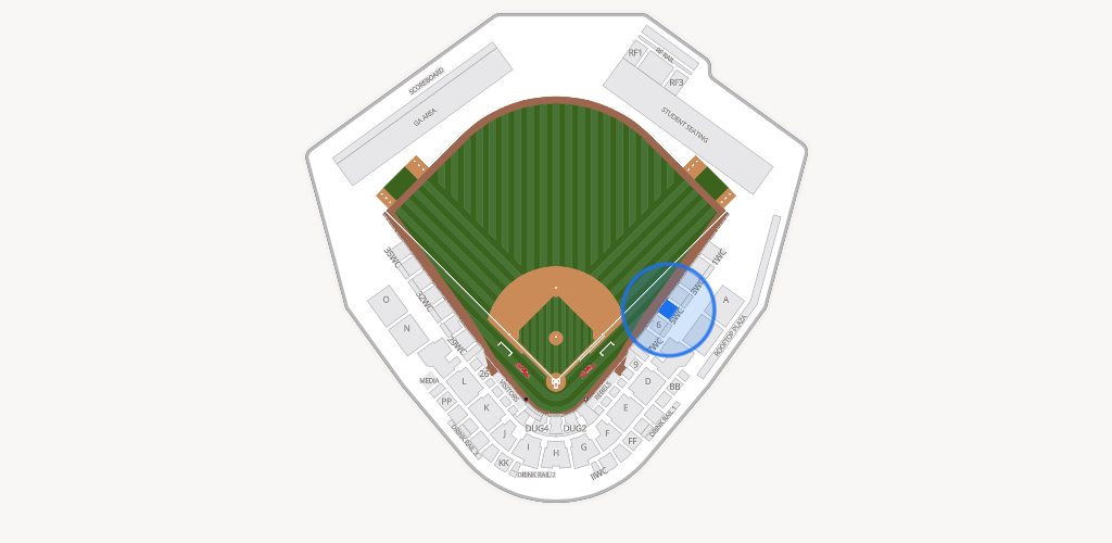 Swayze Field Seating Chart