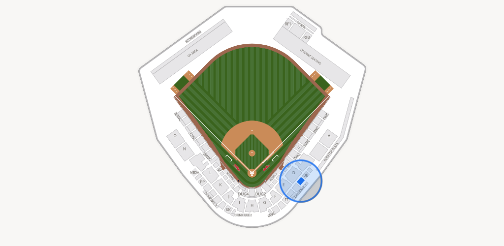 Swayze Field Seating Chart