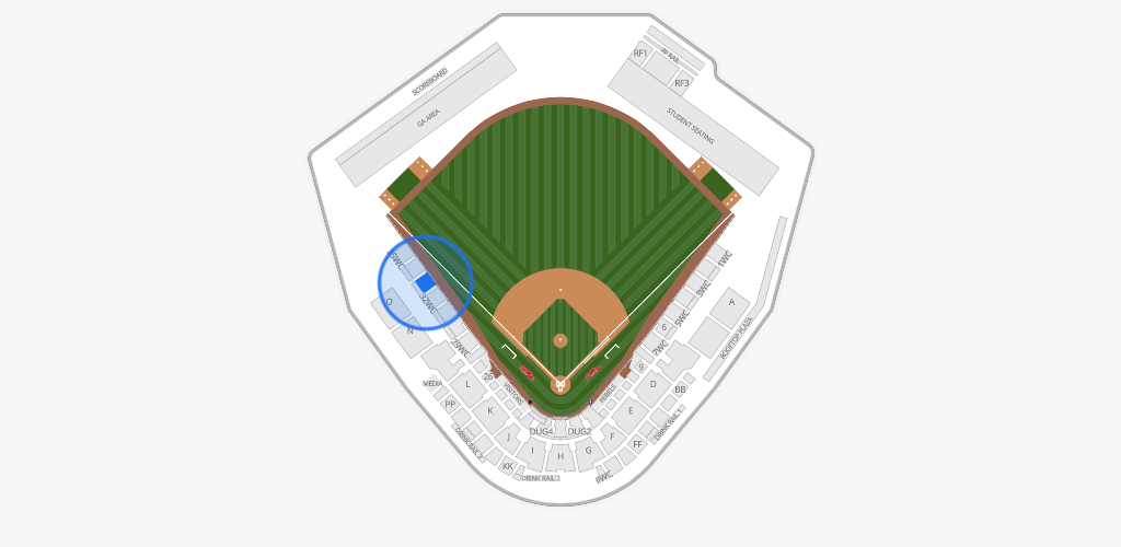 Swayze Field Seating Chart