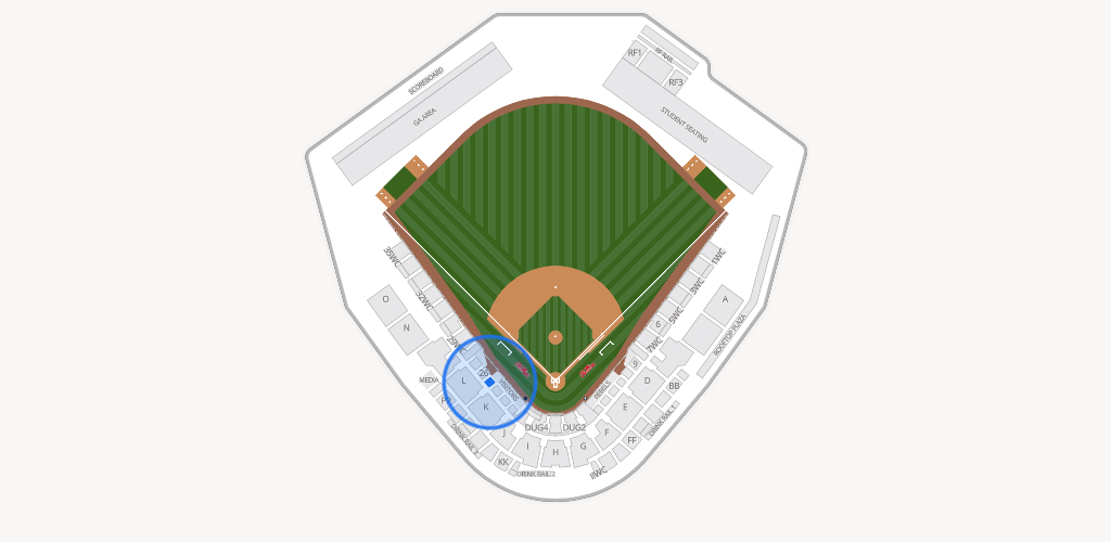 Swayze Field Seating Chart